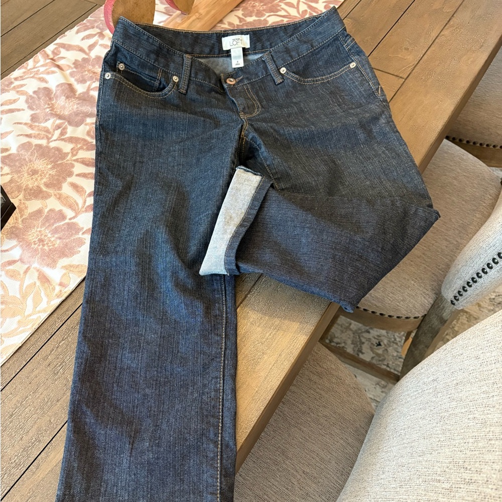 Ann Taylor Loft cropped jeans size 4